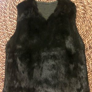 Beautiful fur pullover vest